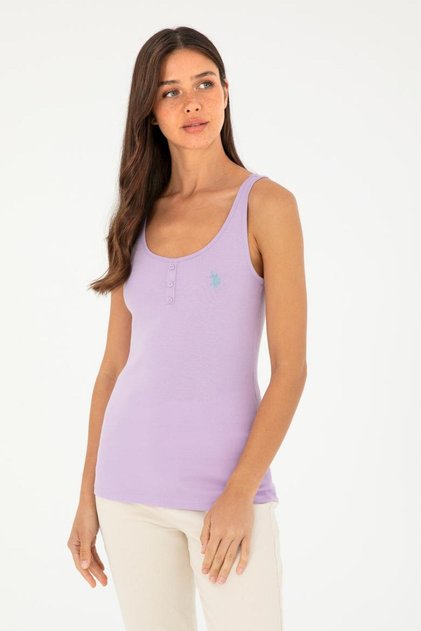 Tricou de bază liliac de damă