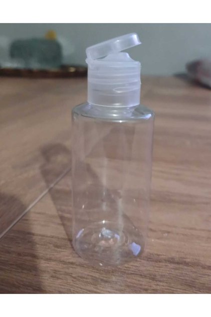 FLİPTOP KAPAKLI BOŞ PLASTİK 50 ML ŞİŞE. KOLONYA ŞİŞESİ.DAMLATMA KAPAK. 50 ADET