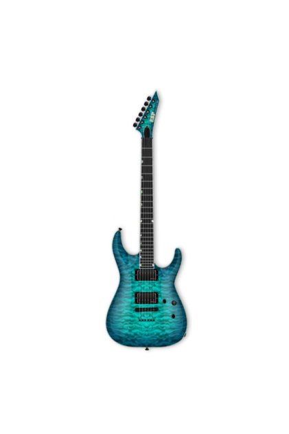 ESP Horizon II Quilted Maple Aqua Marine Sunburst Elektro Gitar