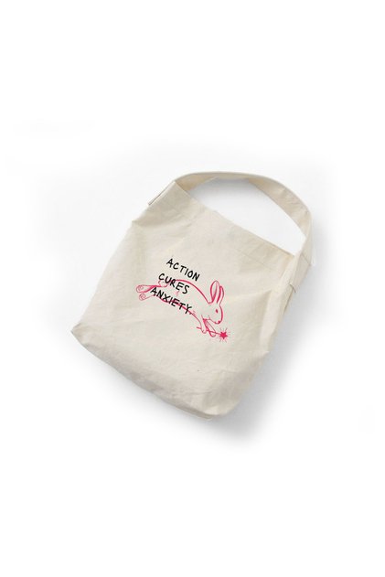 Rabbit Patterned Cloth Bag Totebag