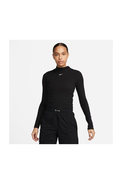 W NSW ESSNTL RIB MOCK LS TOP
