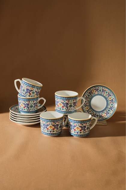 Beylerbeyi 6-Piece Coffee Cup Set 80 ml