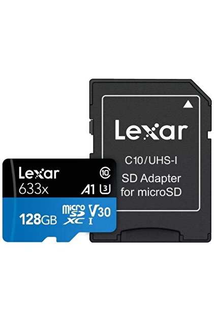 Lexar 128GB 100mb/s 633x MicroSDXC 4K Hafıza Kartı - Fiyatı, Yorumları