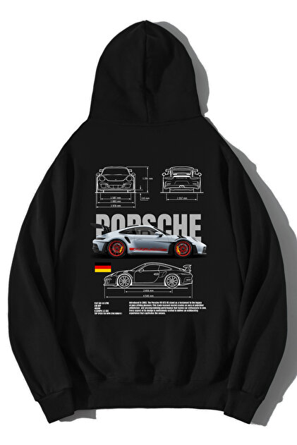 BRZ COLLECTION Unisex Oversize Porsche 911 Gt3 Rs Hoodie - Fiyatı