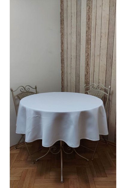 Luxury Background Fabric, Worry-Free, Fiskos, Dining Table Cloth. Diameter 150 Cm.