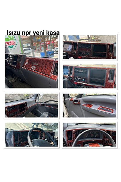 Isuzu Npr Full Set Meric Mahogany Veneer