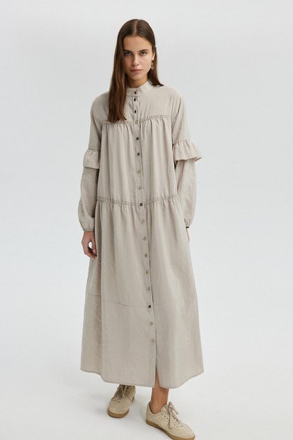 Ruffled CUPER DRESS