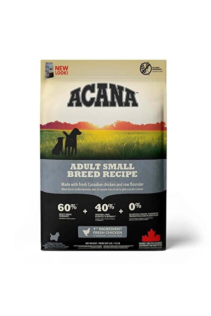 ACANA ADULT SMALL BREED ドライフード 6kg Acana Adult Small Breed Recipe Küçük Irk Yetişkin Köpek Maması 6