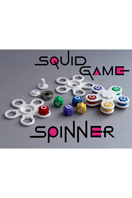 Genel Markalar Squid Game 5 Taş Oyun Seti Gonggi Spinner (STRES