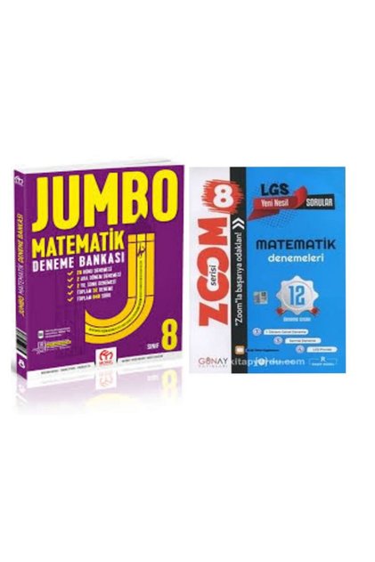 Model Eğitim Yayınları 8. Sınıf Matematik Jumbo Deneme Ve 12'li