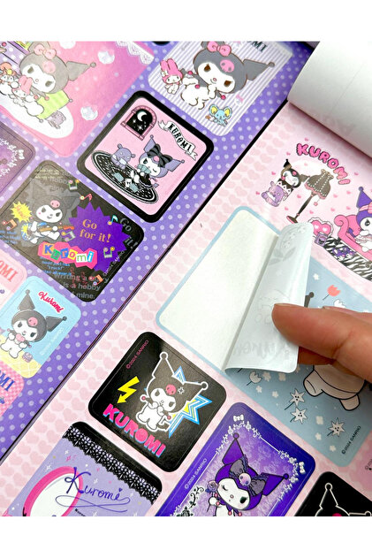 ZeCo Collection Kuromi ve Sanrio Karakterleri Sticker Albümü Seti