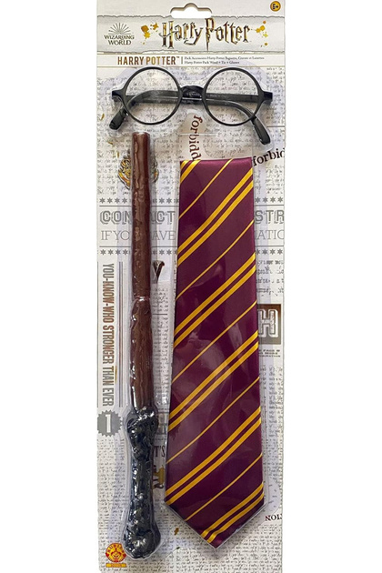 Accesorii Harry Potter - Baghetă magică, Cravată și Ochelari