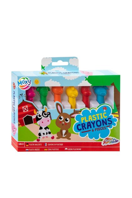 Set 6 Creioane De Plastic - Ferma