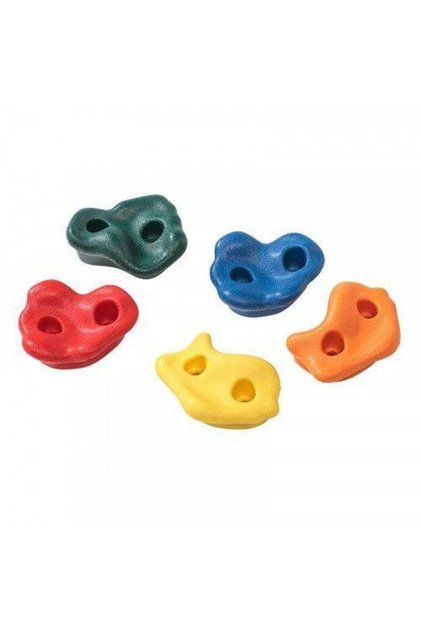 Pietre de cățărat din plastic - 5 bucăți asortate