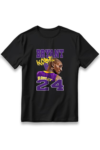 Kobe Bryant 24 T-Shirt Model Printed Oversized Unisex 100% Cotton Breathable Thick Fabric T-Shirt
