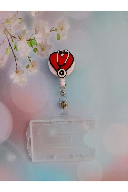 Stetoscop Heart Silicon Yoyo Guler Card Holder Protector orizontal vertical pentru carduri