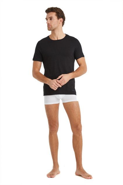 T-Shirt 100% Cotton Closed Collar-9218