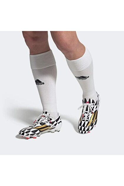 adidas F50 Adizero IV ERKEK BEYAZ Çim Saha Kramponu GX3902 P-82