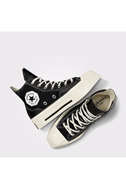 【CT70】Converse Chuck Taylor All Star Converse Chuck 70 De Luxe Squared Unisex Siyah Sneaker - Fiyatı