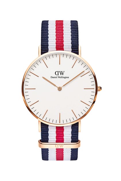 Ceas DW00100002, unisex, 40 mm, metal, Argintiu
