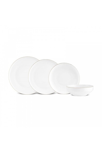 Karaca Streamline New Saturn Gold 24-teiliges Tafelservice, 6 Personen