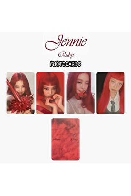 tays store JENNIE (BLACKPINK) Ruby Album Int. Opaque Red edition