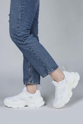 Jump 29092 Bej - Mint Yeşili Kadın Sneaker Günlük Spor Ayakkabı