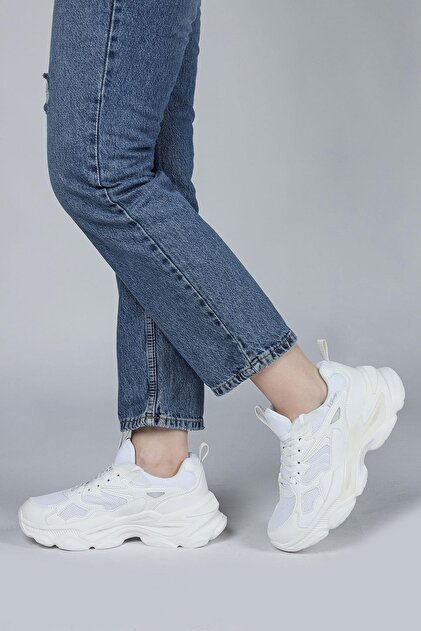 Jump 29891 Beyaz Kadın Sneaker Günlük Spor Ayakkabı - Fiyatı