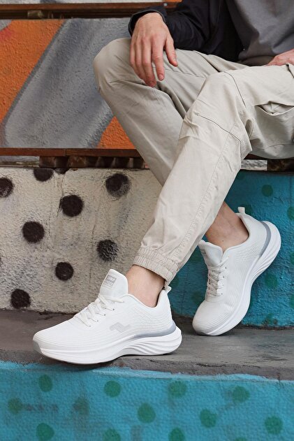 Jump 29578 Beyaz Günlük Kullanıma Uygun Erkek Yürüyüş ve Sneaker
