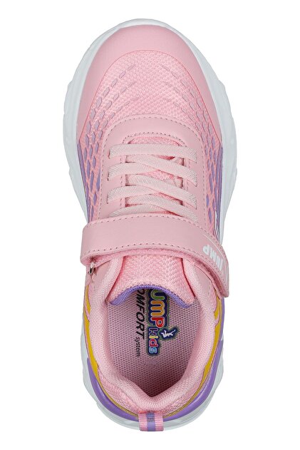 Jump 30030 Pembe - Mor - Sarı Kız Çocuk Sneaker Günlük Spor