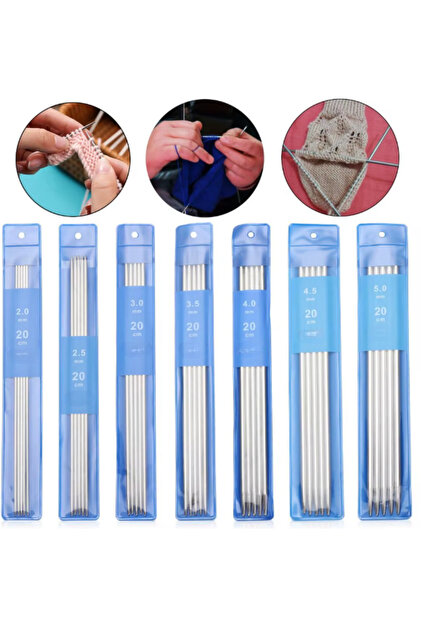 Set od 7 komada čarapa za čizme (2-5NO) - Kratke dvostrane čarape 20cm - Set za početnike i decu
