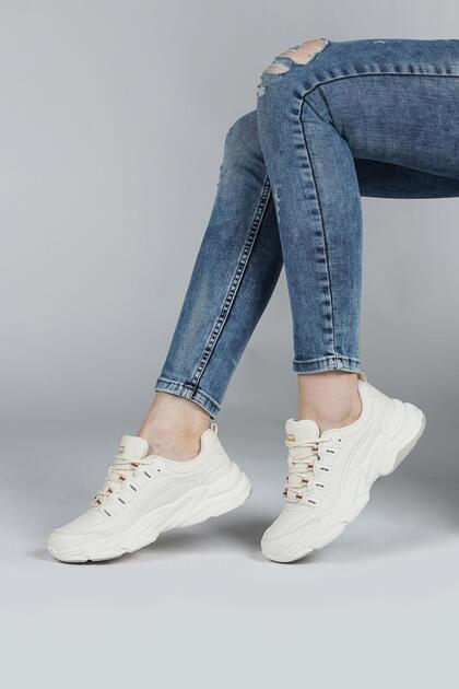 Jump 26776 Açık Bej Kadın Sneaker Günlük Spor Ayakkabı - Fiyatı