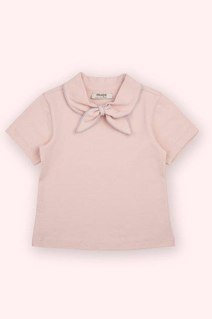 Baby Girl Short Sleeve Pink T-Shirt