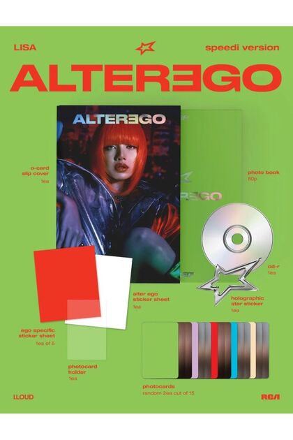 Kpop Dünyasi LISA – Alter Ego (Photobook) (SPEEDI Versiyon