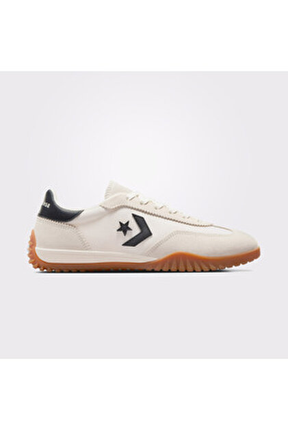 YUENN べっ甲柄 YE-001 Converse x Evil Eye Run Star Trainer Unisex Bej Süet Sneaker