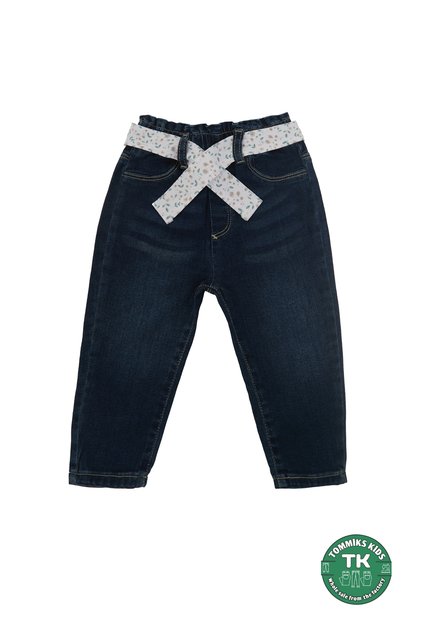 Belted Baby Girl Pants