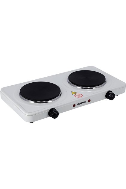 2000 Watt Electric Double Hotplate With Auto Thermostat Model No Ghp32014 With 2 Years