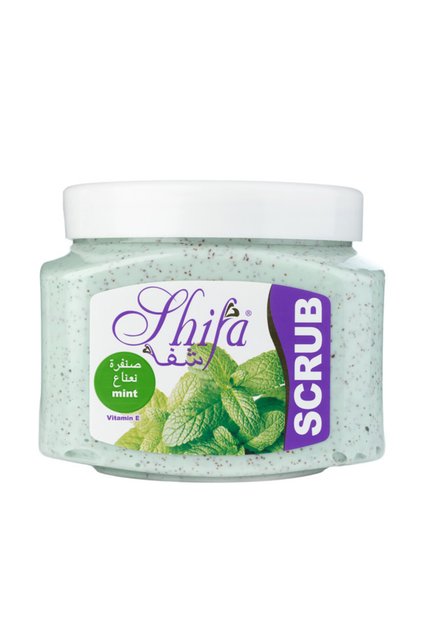 Shifa Face and Body Scrub with Mint Extract - 500ml
