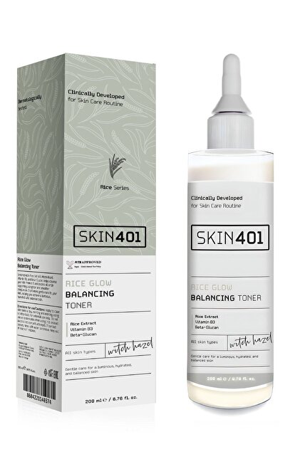 Rice Glow Milky Toner 200 ml – Milk Textured Moisture and Radiance Toner, Rice Extract, Niacinamide, Pre-Makeup Care
