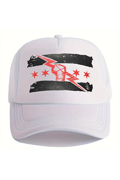 Cm Punk Printed Snapback Hat