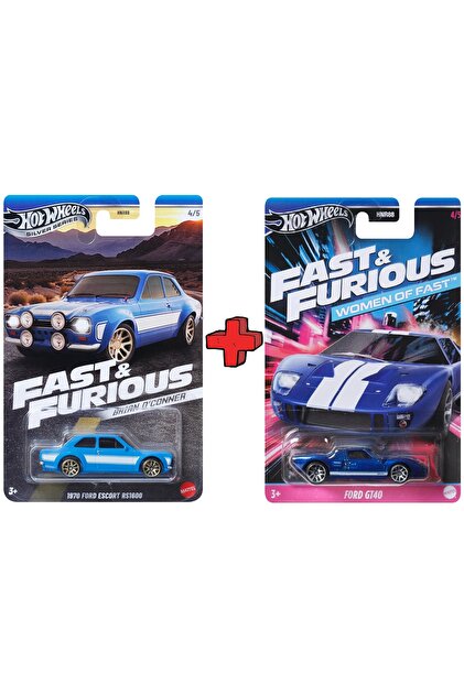 HOT WHEELS 2'li Fast & Furious Hızlı Ve Öfkeli Özel Seri Ford