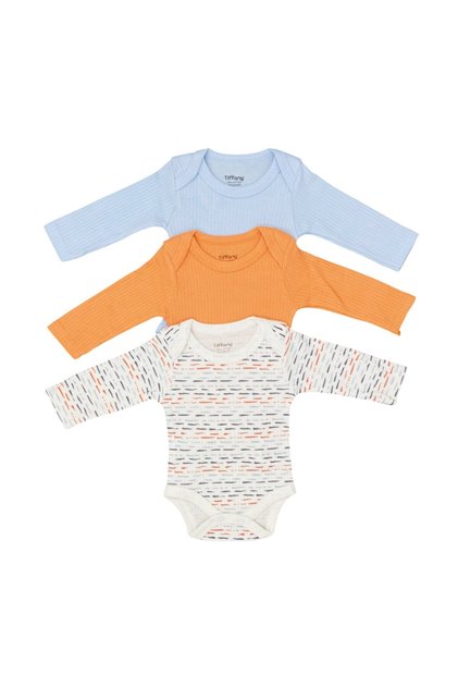 Baby Striped Theme 3-Piece Long Sleeve Body 53011
