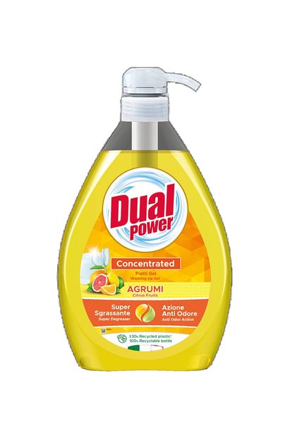 Detergent vase lichid citrice, Dual Power 1l