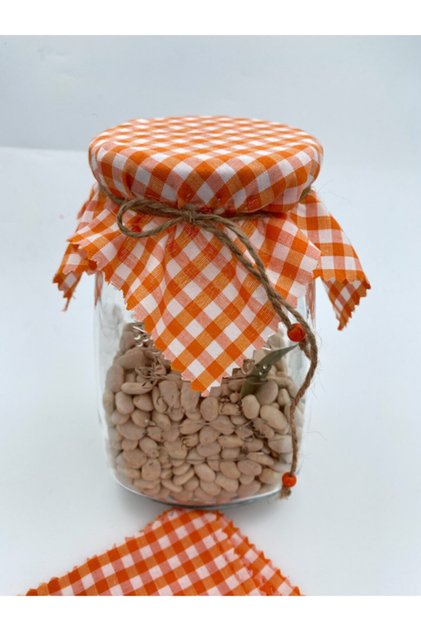 Orange Jar Lid Cover 10 pcs