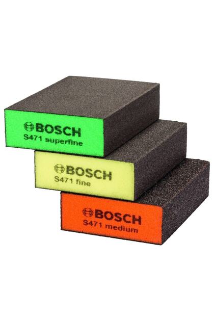 Bosch S471 Takoz Sünger Zımpara Seti 3 Parça 2608621253 - Fiyatı