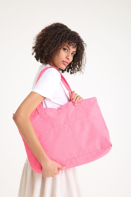 Premium Women's Colorful Lined Shoulder Bag / Beach Bag / Casual Bag (4 Pockets)