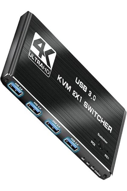 4kvm421 Kvm Switch 2x1 Hdmı 2.0 4k Ultra Hd 2160p Usb 3.0 Hdcp 2.3 Hdr10 400MHz Hız
