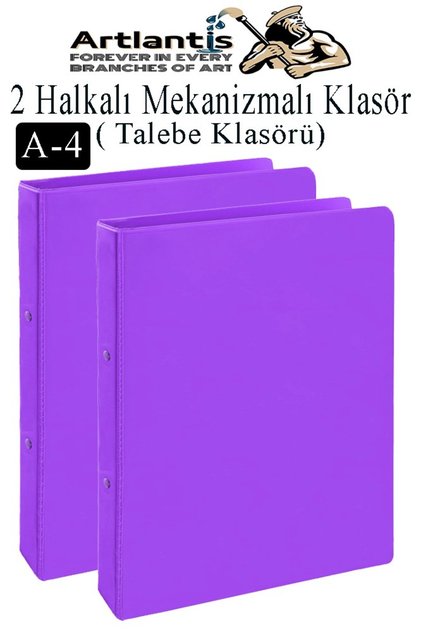 مجلد أرجواني ذو حلقتين 2 قطعة A4 PVC من نوع الطالب والمكتب عرض تقديمي مجلد مكتب Talebe مع جيب داخلي تلقائي
