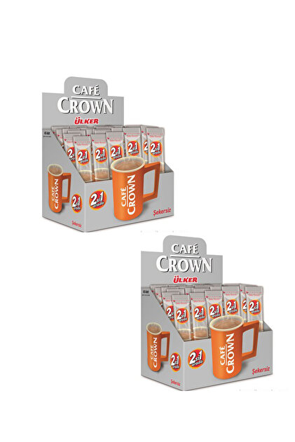 Cafe Crown 2 in 1 Plain Coffee 11 Gram X 48 Pcs