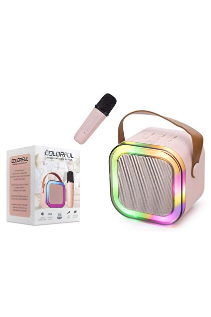 Subzero Colorful RGB Ledli Mini Taşınabilir Hoparlör ve Wirelles